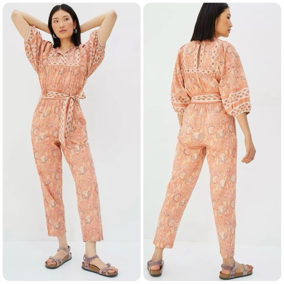 CLEOBELLA Magdalena Jumpsuit, Cherry Blossom, Medium - Picture 2 of 16